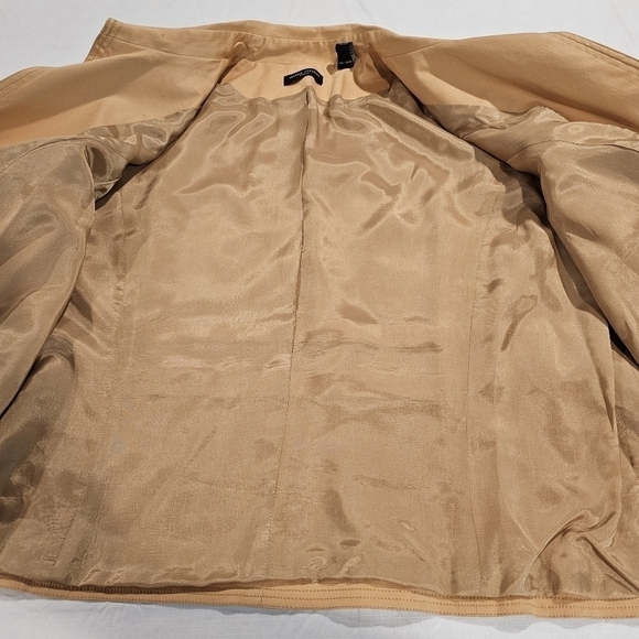 VALARIE Steven's gold lined blazer jacket sz 22W - Picture 8 of 13